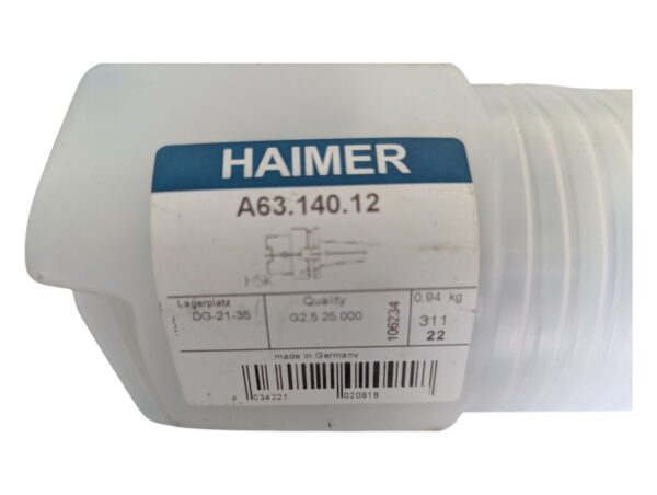 HAIMER HSK-A63 Werkzeughalter A63.140.12 CNC,  G2.5, 12mm – Bild 8